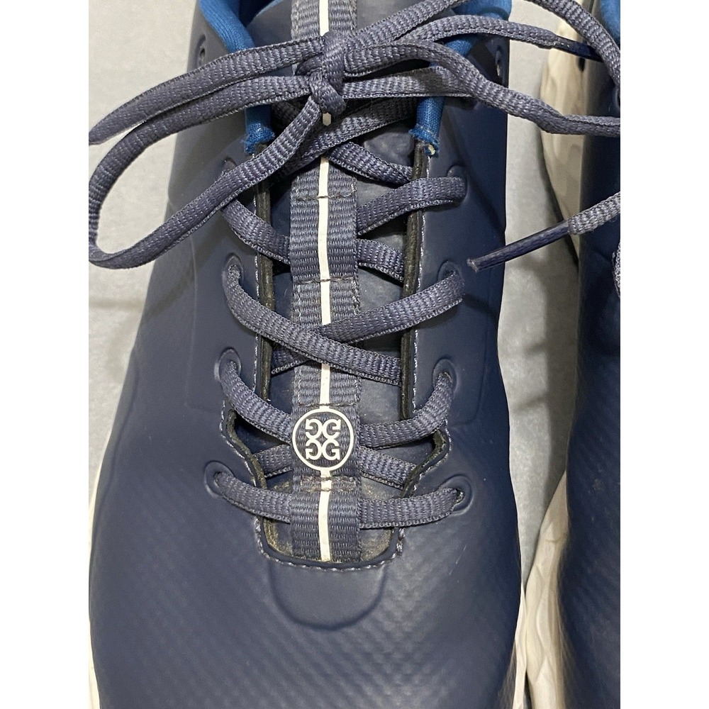 G/FORE MG4+ Golf Shoes Men 11 Twilight Navy Blue Spikeless G4MF20EF26 Waterproof - Picture 9 of 16